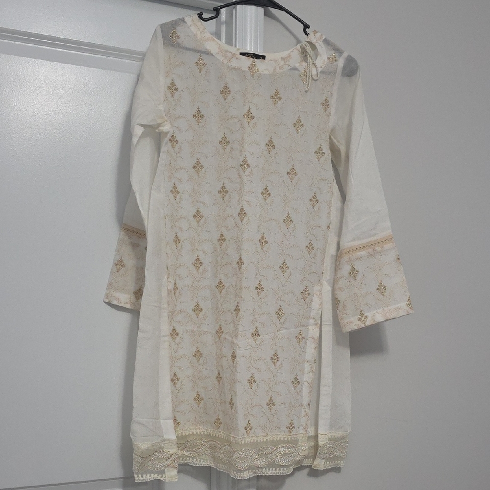 Indian Pakistani Outfit - ALMIRAH-  Short Shirt KAMEWZ  - Size S